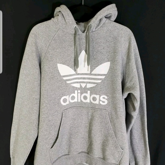 adidas Other - ADIDAS Mens Gray Hood Sweater Size XLarge